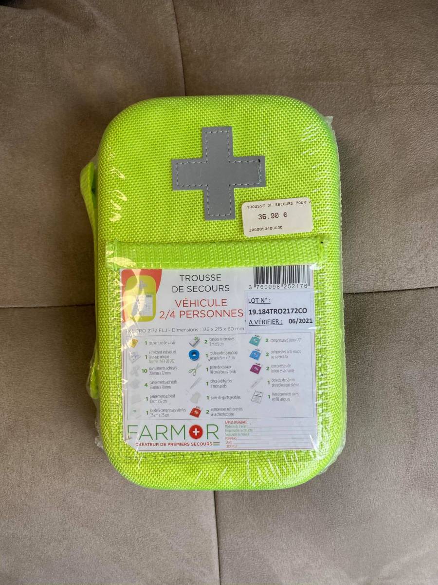 Acheter une trousse de secours pour voiture au Havre